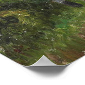 Pissarro - Bazincourt Steeple 1895 Poster (Ecke)