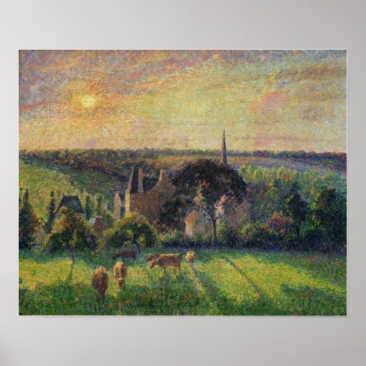 Pissarro - bei Eragny 1897 Poster (Vorne)