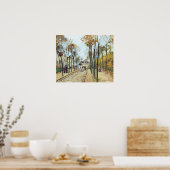 Pissarro - Boulevard Des Fosses Pontoise 1872 Poster (Küche)