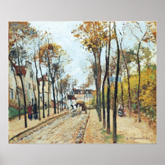 Pissarro - Boulevard Des Fosses Pontoise 1872 Poster (Vorne)