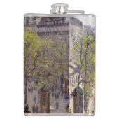 Pissarro - Boulevard Montmartre, Frühjahr Flachmann (Rückseite)