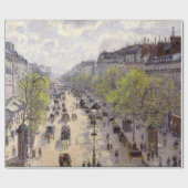 Pissarro - Boulevard Montmartre, Frühjahr Geschenkpapier (Flach)