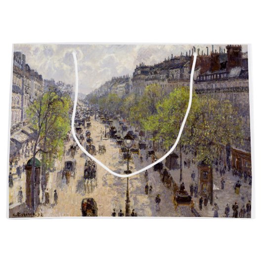 Pissarro - Boulevard Montmartre, Frühjahr Große Geschenktüte (Vorderseite)