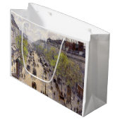 Pissarro - Boulevard Montmartre, Frühjahr Große Geschenktüte (Vorderseite Schrägansicht)
