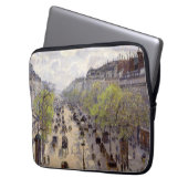 Pissarro - Boulevard Montmartre, Frühjahr Laptopschutzhülle (Vorderseite Links)