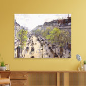 Pissarro - Boulevard Montmartre, Frühjahr Leinwanddruck (Insitu (Wohnzimmer))