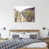 Pissarro - Boulevard Montmartre, Frühjahr Leinwanddruck (Insitu (Schlafzimmer))