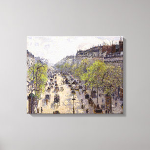 Pissarro - Boulevard Montmartre, Frühjahr Leinwanddruck