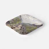 Pissarro - Boulevard Montmartre, Frühjahr Pappteller (Gewinkelt)