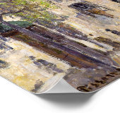 Pissarro - Boulevard Montmartre, Frühjahr Poster (Ecke)