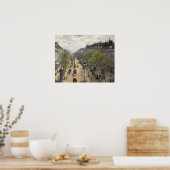 Pissarro - Boulevard Montmartre Frühjahr Poster (Küche)