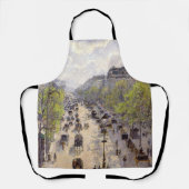 Pissarro - Boulevard Montmartre, Frühjahr Schürze (Vorderseite)