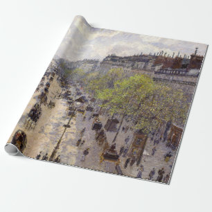 Pissarro - Boulevard Montmartre, Frühling Geschenkpapier