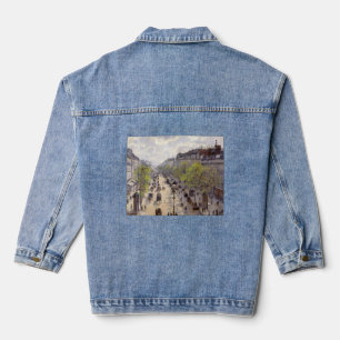 Pissarro - Boulevard Montmartre, Frühling Jeansjacke