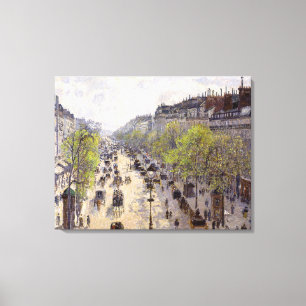 Pissarro - Boulevard Montmartre, Frühling Leinwanddruck