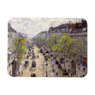 Pissarro - Boulevard Montmartre, Frühling Magnet