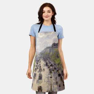 Pissarro - Boulevard Montmartre, Frühling Schürze