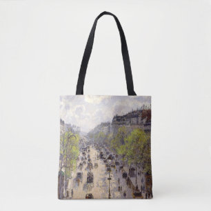 Pissarro - Boulevard Montmartre, Frühling Tasche