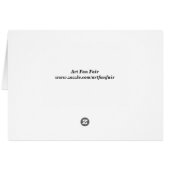 Pissarro Boulevard Montmartre Grußkarte (Rückseite Horizontal)