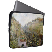 Pissarro - Boulevard Montmartre, Mardi Gras Laptopschutzhülle (Vorne Rechts)