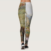Pissarro - Boulevard Montmartre, Mardi Gras Leggings (Rückseite)