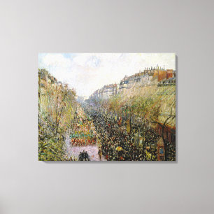 Pissarro - Boulevard Montmartre, Mardi Gras Leinwanddruck
