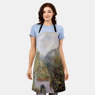 Pissarro - Boulevard Montmartre, Mardi Gras Schürze