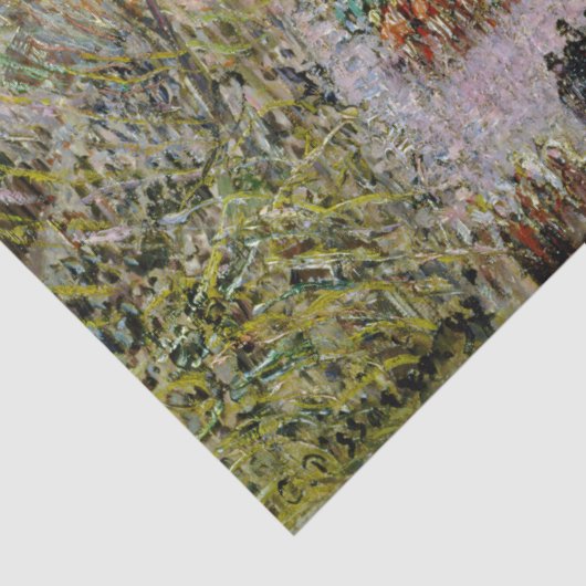 Pissarro - Boulevard Montmartre, Mardi Gras Seidenpapier (Detail)