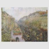 Pissarro - Boulevard Montmartre, Mardi Gras Seidenpapier (Vorderseite)