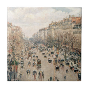 Pissarro - Boulevard Montmartre, Nachmittagslicht Fliese