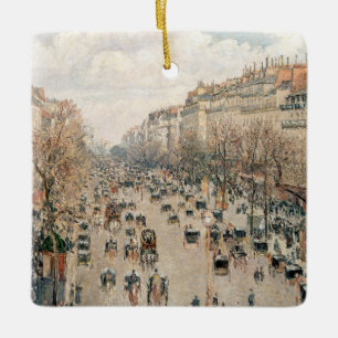 Pissarro - Boulevard Montmartre, Nachmittagslicht Keramikornament