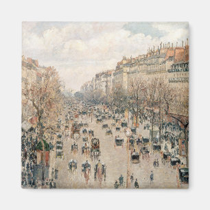 Pissarro - Boulevard Montmartre, Nachmittagslicht Magnet