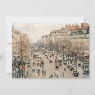 Pissarro - Boulevard Montmartre, Nachmittagssonne Einladung