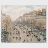 Pissarro - Boulevard Montmartre, Nachmittagssonne Geschenkpapier (Flach)