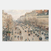 Pissarro - Boulevard Montmartre, Nachmittagssonne Geschenkpapier Set (Vorderseite 3)