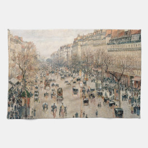 Pissarro - Boulevard Montmartre, Nachmittagssonne Geschirrtuch