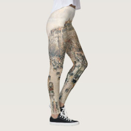 Pissarro - Boulevard Montmartre, Nachmittagssonne Leggings
