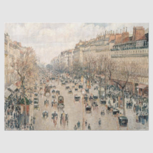 Pissarro - Boulevard Montmartre, Nachmittagssonne Seidenpapier