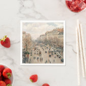 Pissarro - Boulevard Montmartre, Nachmittagssonne Serviette (Beispiel)