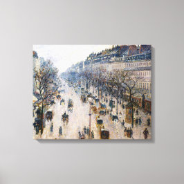 Pissarro - Boulevard Montmartre, Winter Morning Po Leinwanddruck