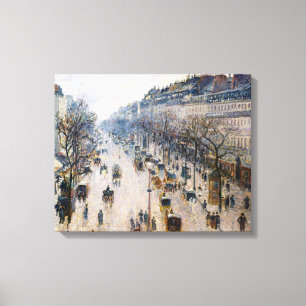 Pissarro - Boulevard Montmartre, Wintermorgen Po Leinwanddruck