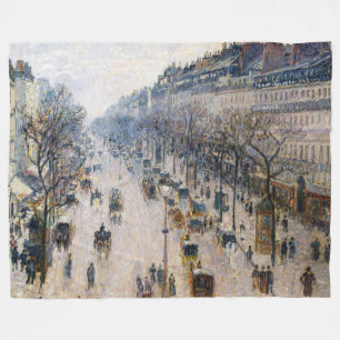 Pissarro - Boulevard Montmartre, Wintervormittag Fleecedecke