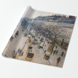 Pissarro - Boulevard Montmartre, Wintervormittag Geschenkpapier