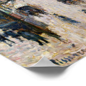 Pissarro - Boulevard Montmartre, Wintervormittag Poster (Ecke)