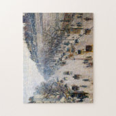 Pissarro - Boulevard Montmartre, Wintervormittag Puzzle (Vertikal)