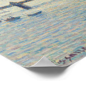 Pissarro Charing Cross Bridge London Old Art Wall Poster (Ecke)