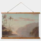 Pissarro Creek Im Fünfspänner über den Gotthard Wandteppich Mit Holzrahmen (Vorne)