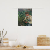 Pissarro - Der Gärtner Alte Bauern mit Kohl Poster (Küche)