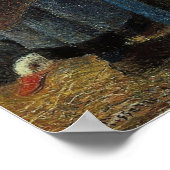 Pissarro - Der Geflügelmarkt in Pontoise 1882 Poster (Ecke)