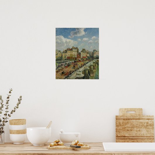 Pissarro - Der Pont-Neuf Poster (Küche)